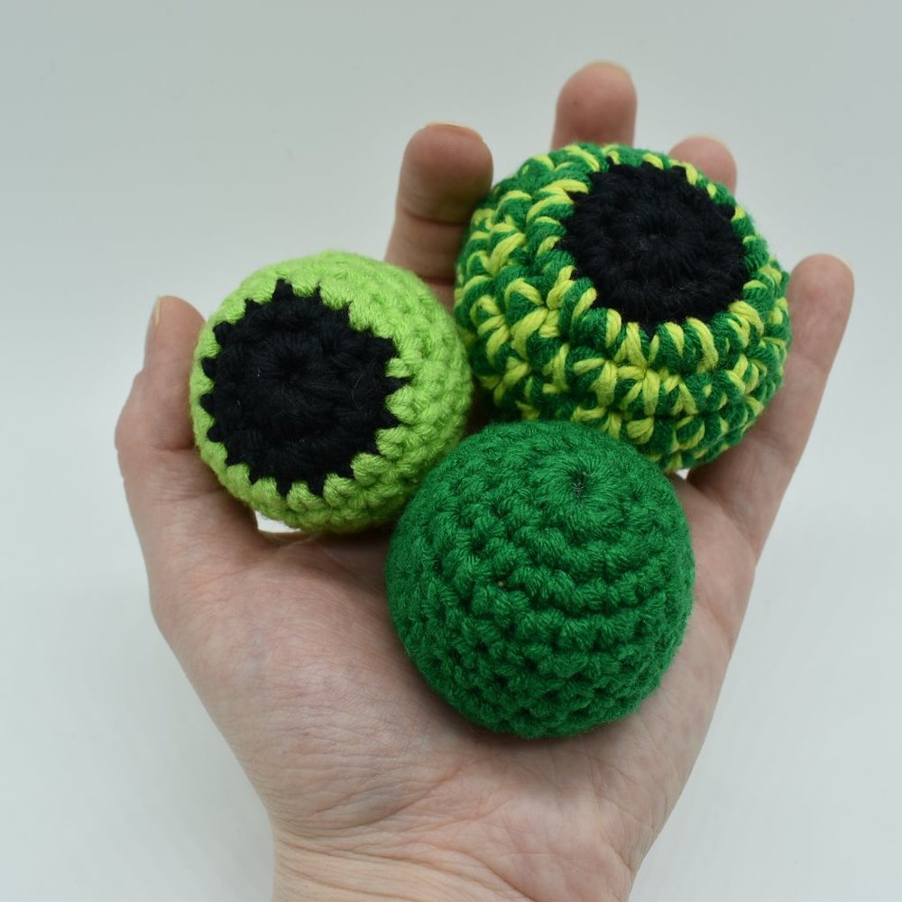 Hand Crafted Crochet catnip cat toys